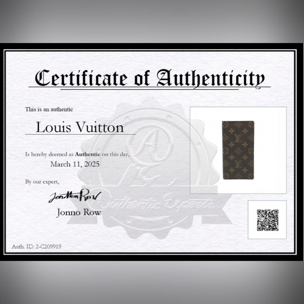 ❌‼️SOLD‼️❌-LV Brazza Wallet w/COA (online) - Picture 13 of 13